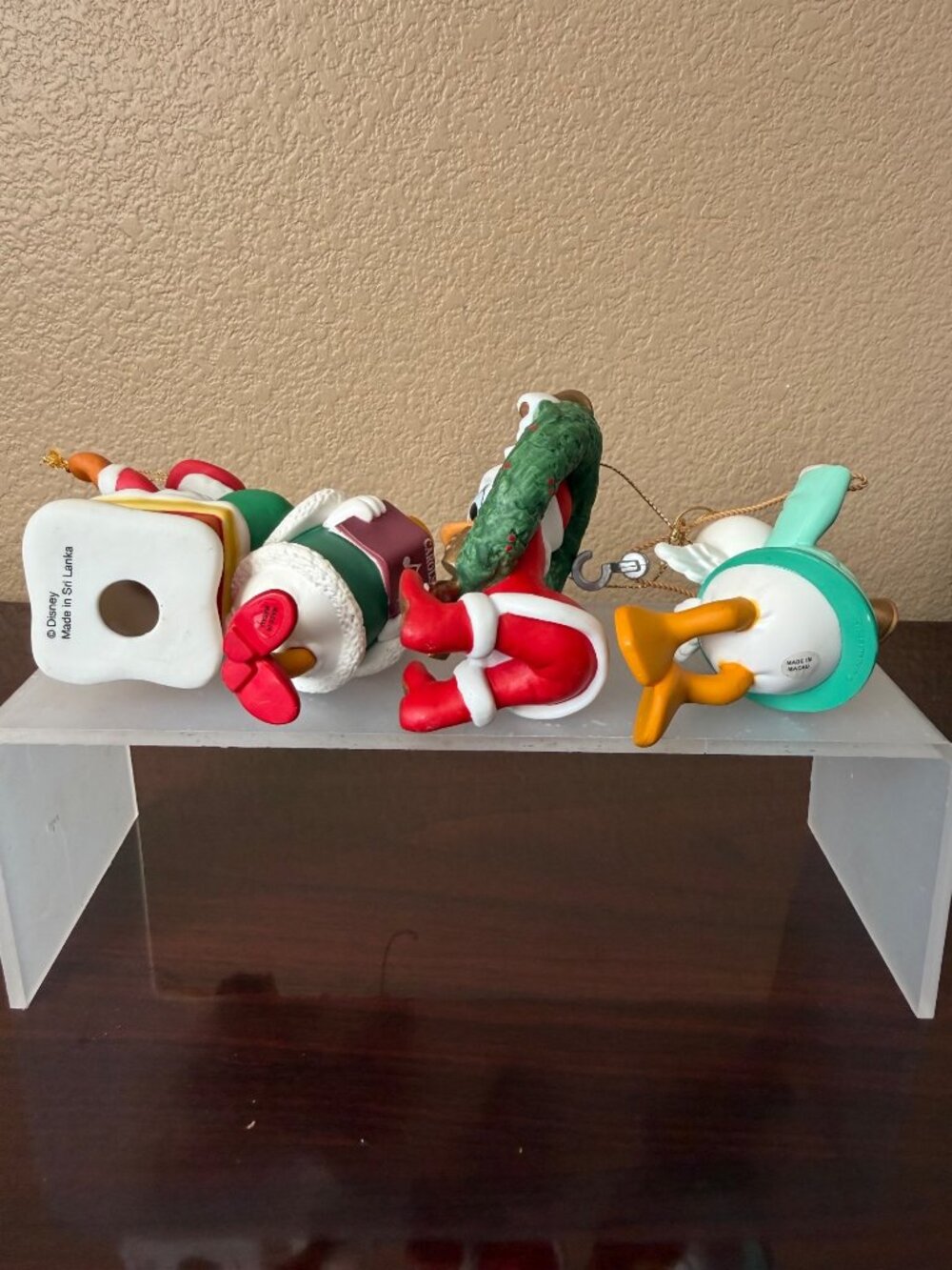 Vintage 1990s Grolier Disney Donald Daisy Duck Christmas Ornaments Lot of 4 - Picture 6 of 16